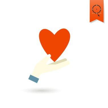 Mutlu Sevgililer günü simgesi