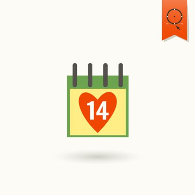 Mutlu Sevgililer günü simgesi