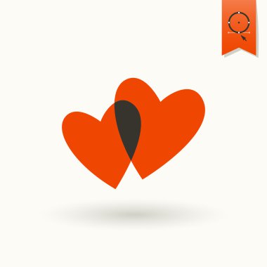 Mutlu Sevgililer günü simgesi