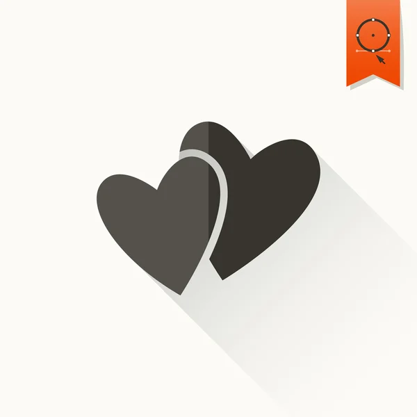 Bonne icône Saint-Valentin — Image vectorielle