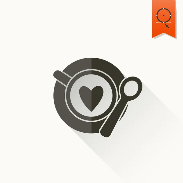 Feliz día de San Valentín icono — Vector de stock