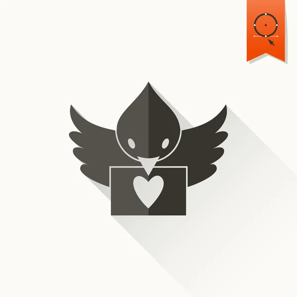 Happy Valentines Day pictogram — Stockvector