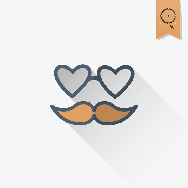 Happy Valentines Day pictogram — Stockvector