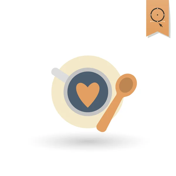 Happy Valentines Day Icon — Stock Vector