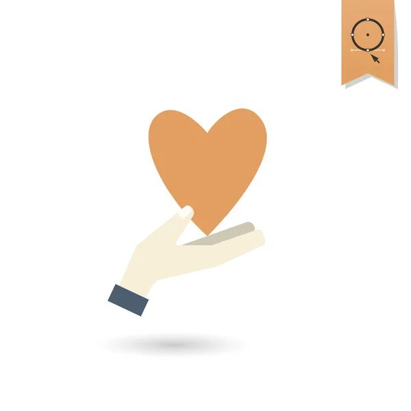 Happy Valentines Day Icon — Stock Vector