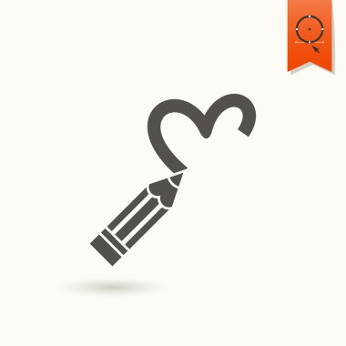 Mutlu Sevgililer günü simgesi