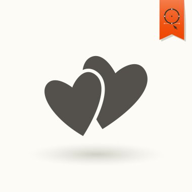 Mutlu Sevgililer günü simgesi