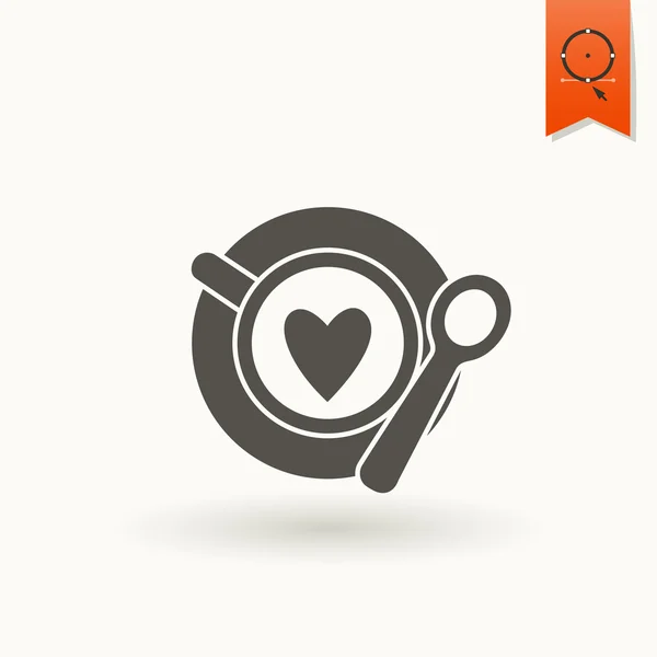 Feliz día de San Valentín icono — Vector de stock