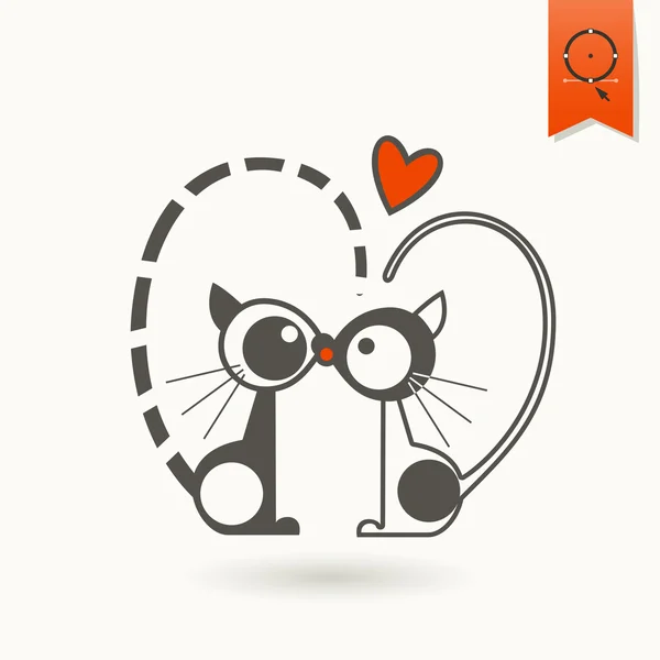 Happy Valentines Day pictogram — Stockvector