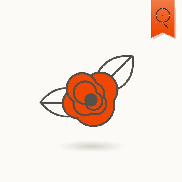 Feliz día de San Valentín icono — Vector de stock