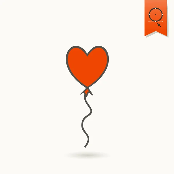 Glad Alla hjärtans dag-ikonen — Stock vektor