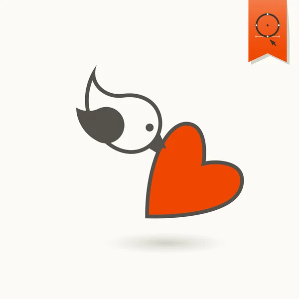 Happy Valentines Day pictogram — Stockvector