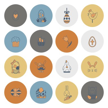 Kutlama Paskalya simgeler