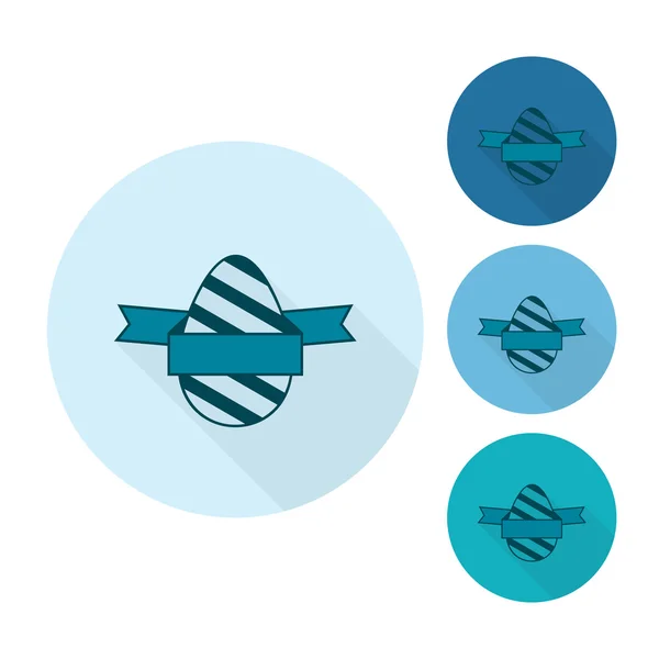 庆祝复活节图标 — 图库矢量图片