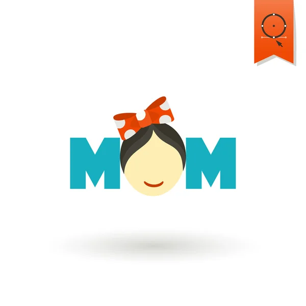 Ícone feliz dia das mães — Vetor de Stock