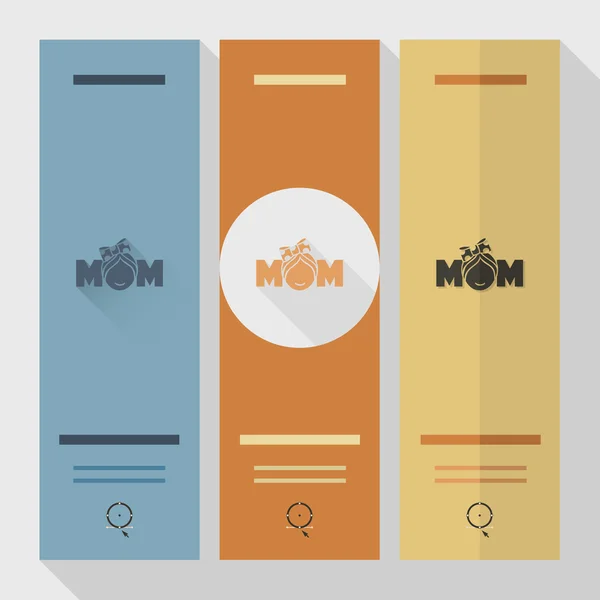 Icona della festa della mamma felice — Vettoriale Stock