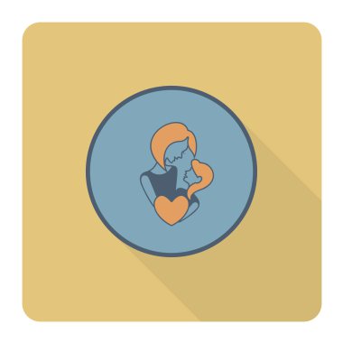 mutlu anneler günü simgesi