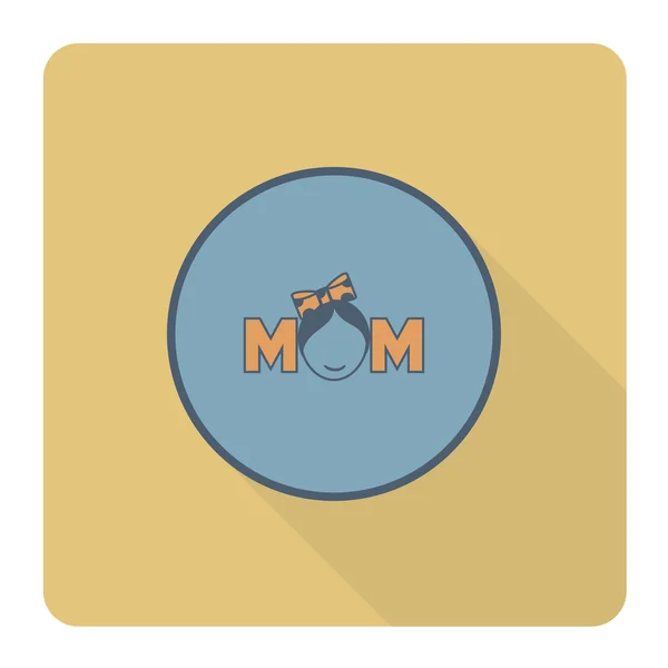 Feliz Día de las Madres icono — Vector de stock