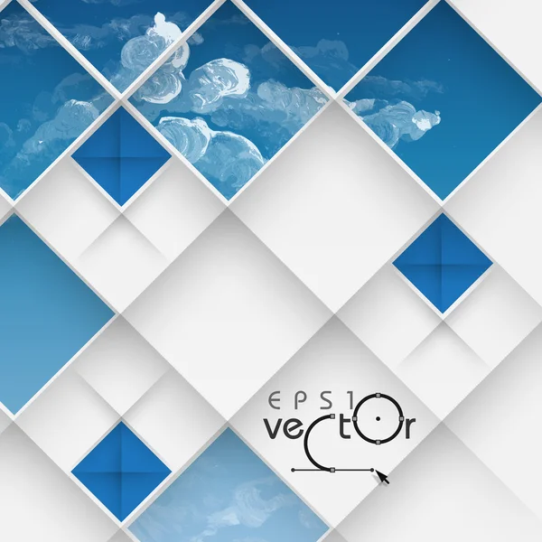 Design geométrico abstrato — Vetor de Stock