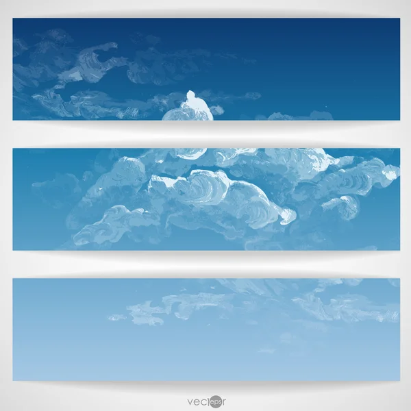 Cloud, Sky Painted background — стоковый вектор