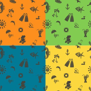 farklı renklerde dört arka plan