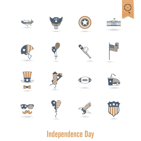 Dia da Independência dos Estados Unidos —  Vetores de Stock