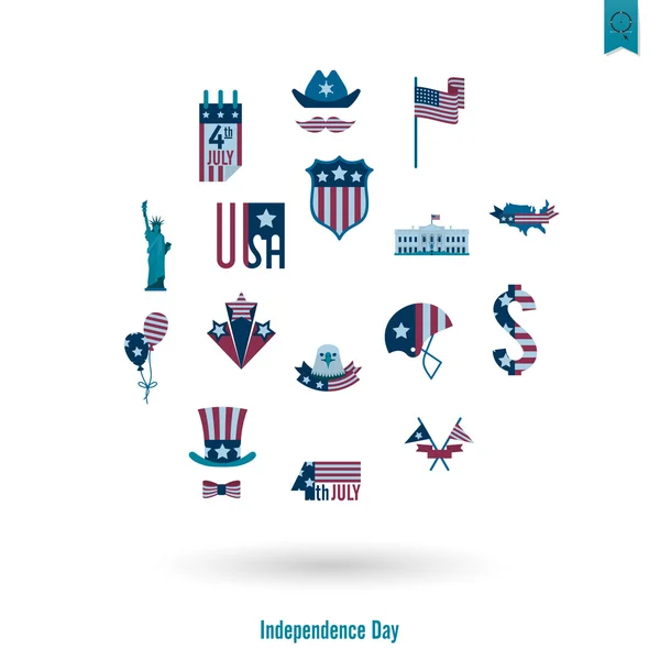 Independence Day of the United States — Stock Vector