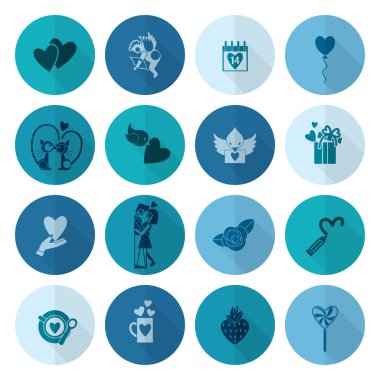 mutlu Sevgililer günü simgeler