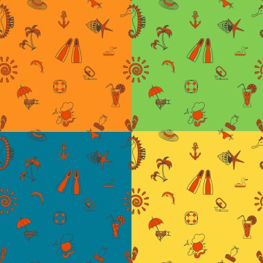 farklı renklerde dört arka plan