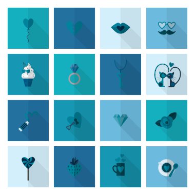 mutlu Sevgililer günü simgeler