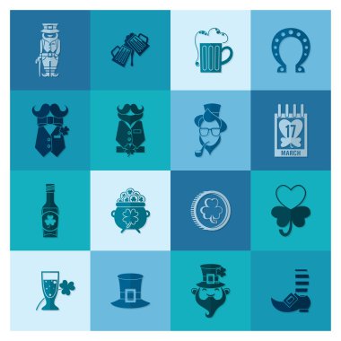 Saint Patricks Day Icon Set