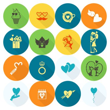 mutlu Sevgililer günü simgeler