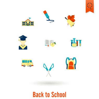 okul ve eğitim simgeleri