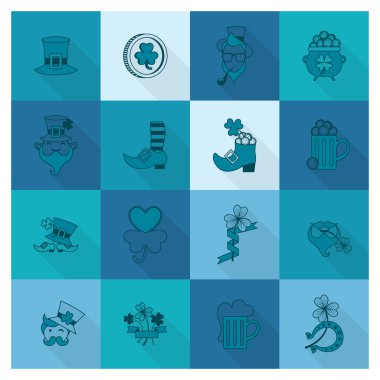 Saint Patricks Day Icon Set