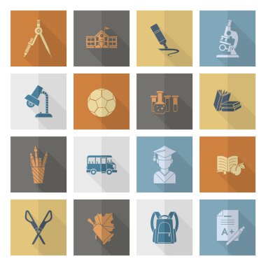 okul ve eğitim simgeleri