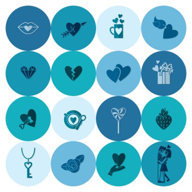 mutlu Sevgililer günü simgeler