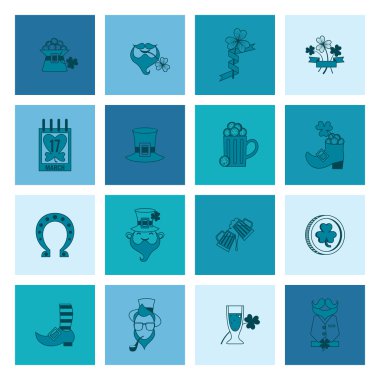 Saint Patricks Day Icon Set