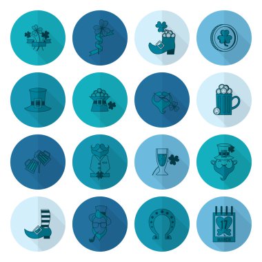 Saint Patricks Day Icon Set