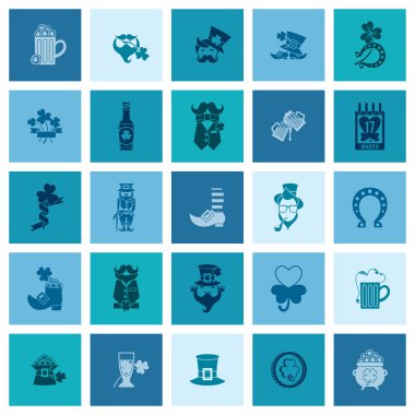 Saint Patricks Day Icon Set