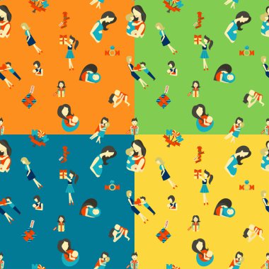 Anneler günü Seamless Modeli