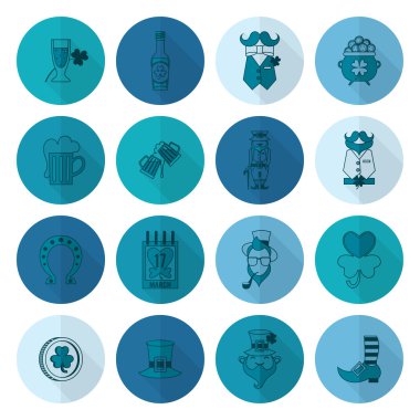 Saint Patricks Day Icon Set
