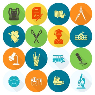 okul ve eğitim simgeleri