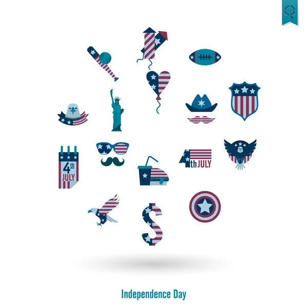 Independence Day of the United States — Stock Vector