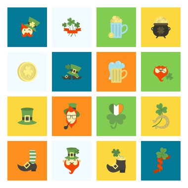 Saint Patricks Day Icon Set