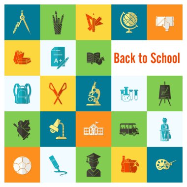 okul ve eğitim simgeleri