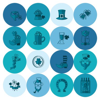 Saint Patricks Day Icon Set