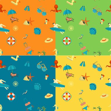 farklı renklerde dört arka plan