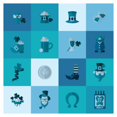 Saint Patricks Day Icon Set