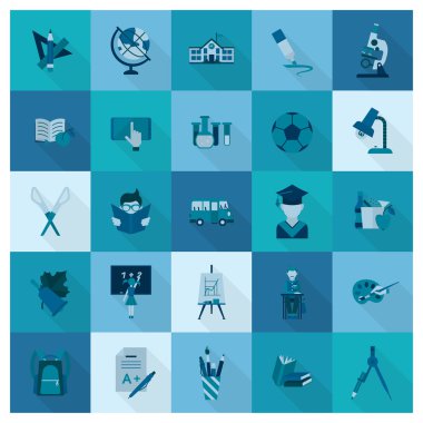 okul ve eğitim simgeleri