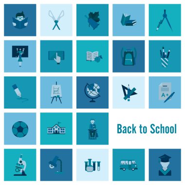 okul ve eğitim simgeleri